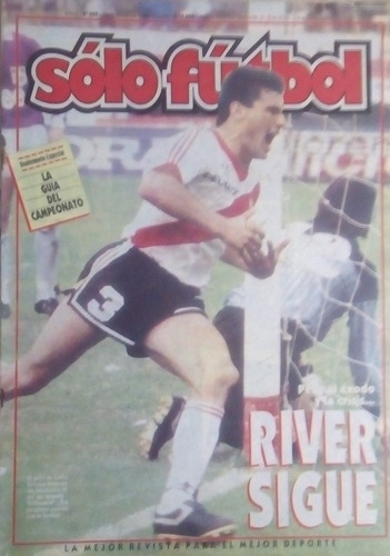 Solo Futbol N°269 River,guia Campeonato,poster San Miguel