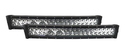 X2 Barra Led Rectangular Curvo 120w Led Luz Blanca