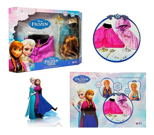 Frozen Kit De Accesorios Para Disfraz De Anna Nuevo Original