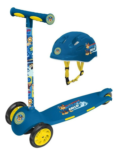 Paw Patrol Scooter Chase Con Kit De Protección Calidad Usa Azul Paw Patrol