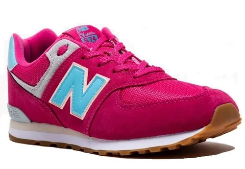New balance blancas clearance fucsia