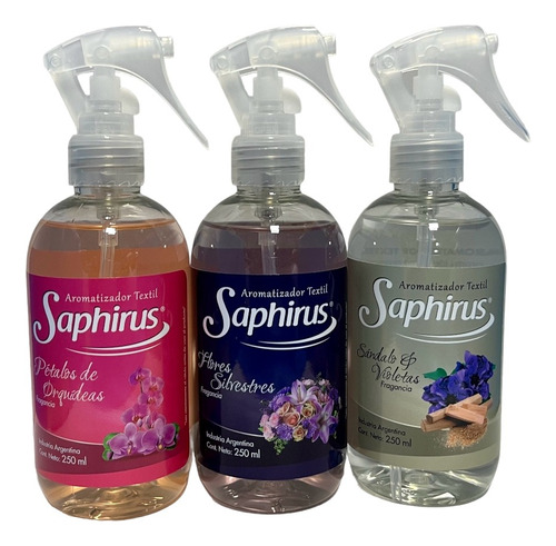 Saphirus Kit Textil Fragancias Primaverales (pack X3)