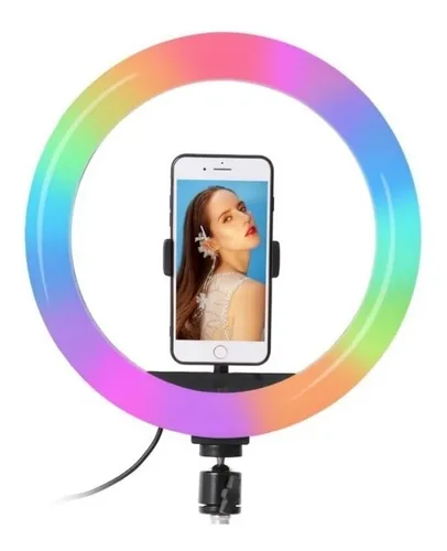 Aro de luz rgb 26 cm new arrivals