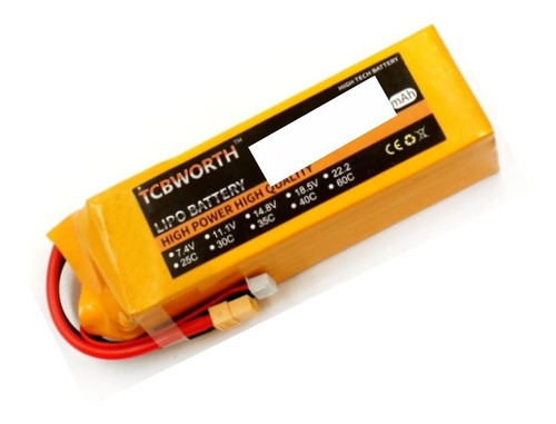 Bateria Lipo 14.8v 1500mah 25-30c Recargable Nueva Tcbworth