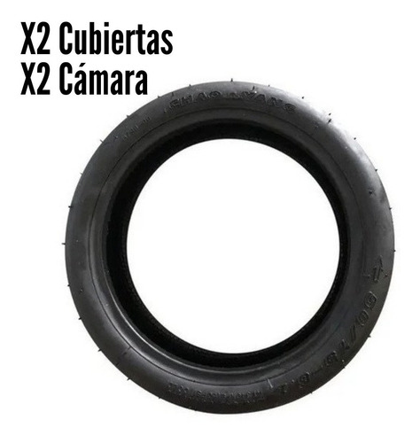 Neumático + Cámara Monopatín Eléctrico / Rueda Cubierta 