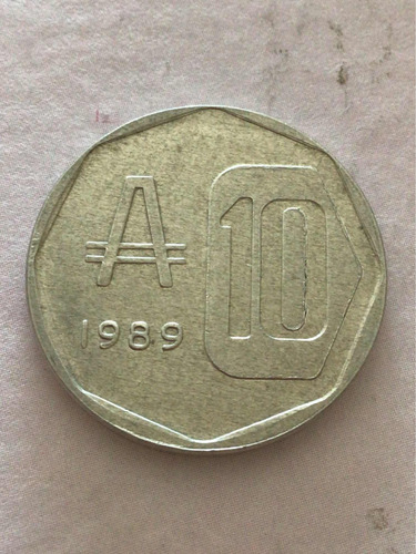 Monedas X4 10 Australes 1989