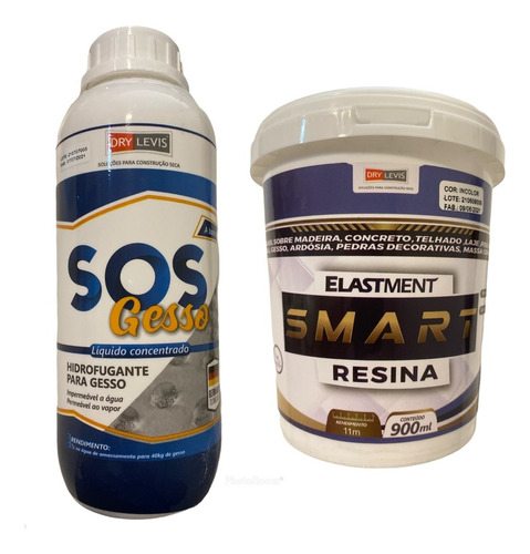 Hidrofugante Sos Gesso 1l + Smart Resina 900ml