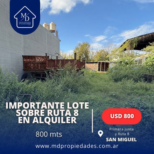 Alquiler Terreno / Lote Malvinas Argentinas