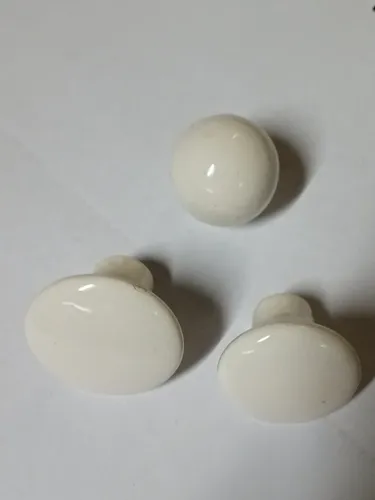 Tiradores De Cerámica Blancos