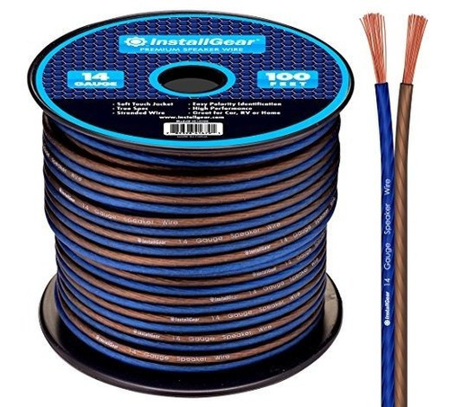 Cable De Altavoz De 14 Awg, 100 Pies