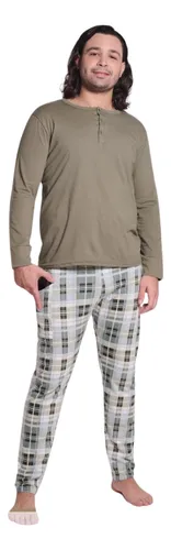 Pijama cuadrille hombre hotsell