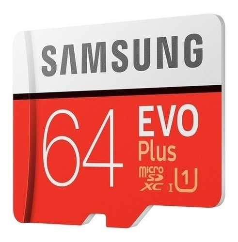 Imagem 1 de 3 de Cartao Samsung Evo Plus Micro Sdxc 100mb/s 64gb Original