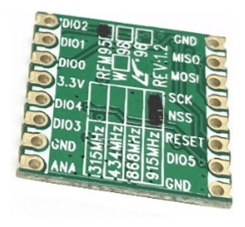 Modulo Lora Rfm95w Rfm96w Sx1276