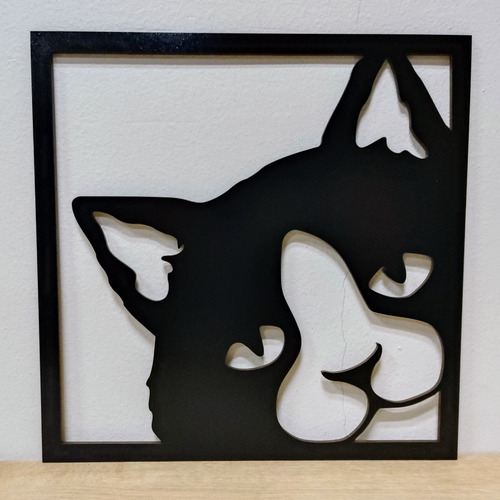 Imagen 5 de 6 de Set De 3 Cuadros Para Pared Gatos 20x20 C/u - Madera