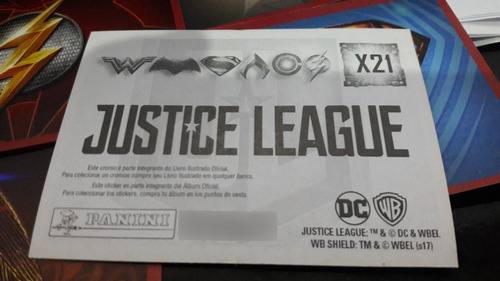 Lote 10 Figurinhas Liga Da Justiça 