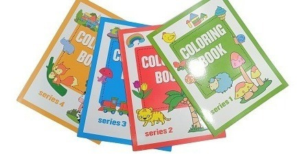 Pack 4 Libros Colorear O Pintar Aprendizaje Niños Y Niñas