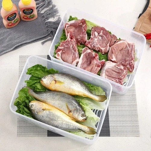 Imagen 4 de 4 de Taper Tupper Organizador Plastico Para Comida Nevera