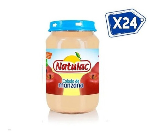 Compota Sabor A Manzana Natulac 186gr Bulto 24 Unidades