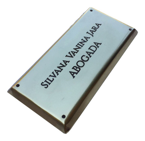 Placa Grabada Profesional, Doctor, Abogado, Contador 20x10cm