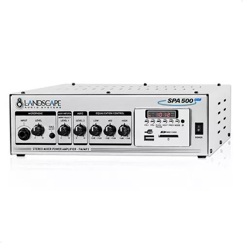 Amplificador de Som Receiver Ambiente Karaokê Áudio Stereo