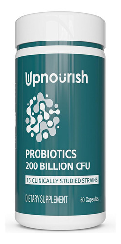 Probioticos + Enzimas 200 Billones Cfu 15 Cepas 60 Capsulas