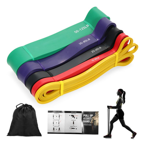 Bandas Elásticas Exercise Assist Para Dominadas, Resistencia