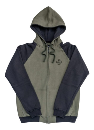 Buzo Reef  Be The One Zipper Campera Estampa Frente