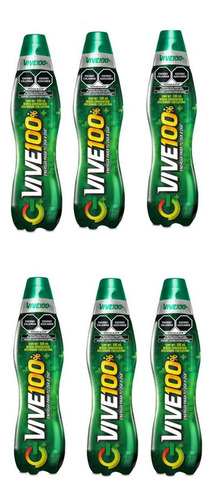 Vive 100 Energy Original 500 Ml Por Botella 6 Pieza