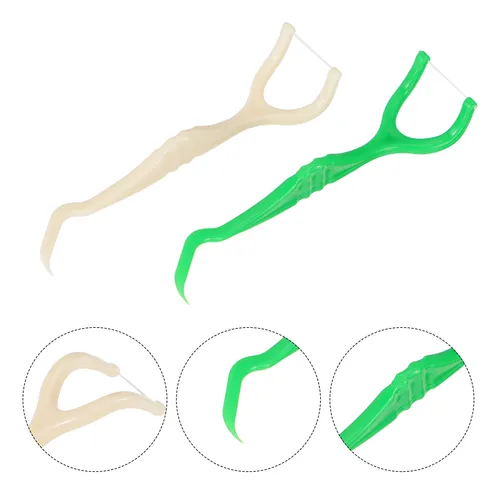 Hilo Dental Reutilizable Portátil Con Mango De Hilo