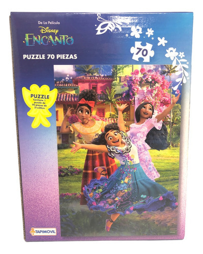 Imagen 4 de 5 de Puzzle Rompecabezas Tapimovil Encanto Disney 70 Piezas
