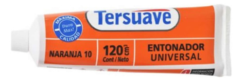 Entonador Universal Tersuave Para Pinturas 120 Cm3 Mf Shop Color Naranja