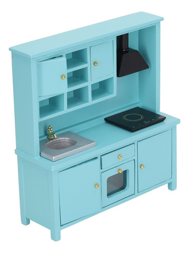 Juguete De Cocina De Madera En Miniatura Para Casa De Muñeca