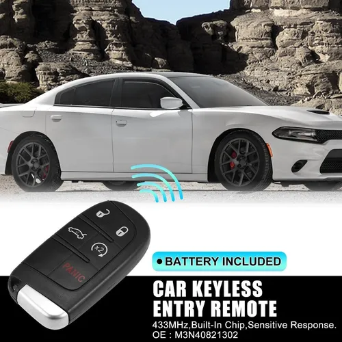 L Llave Control Remoto Para Chrysler 300 Dodge Charger Más