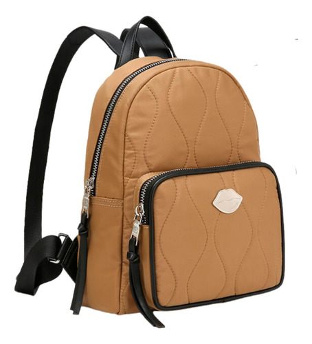 Mochila Cartera Mujer Las Oreiro Original Lisa Eco Cuero