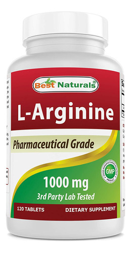 L Arginina L Arginine Hcl Pura 1000 Pastillas Oxido Nítrico