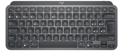 Logitech Mx Keys Mini, Teclado Avanzado Recargable, Grafito