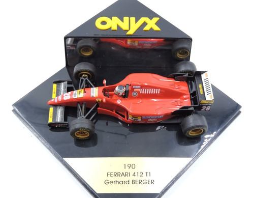 Miniatura Ferrari 412 T1 - Gerard Berger #28 Onyx 1/43