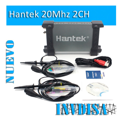 Osciloscopio Usb 2 Canales 20mhz Hantek Facturado