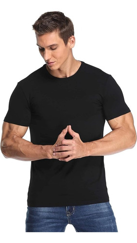 Pack 2 Camiseta Manga Corta Para Hombre, Algodón 