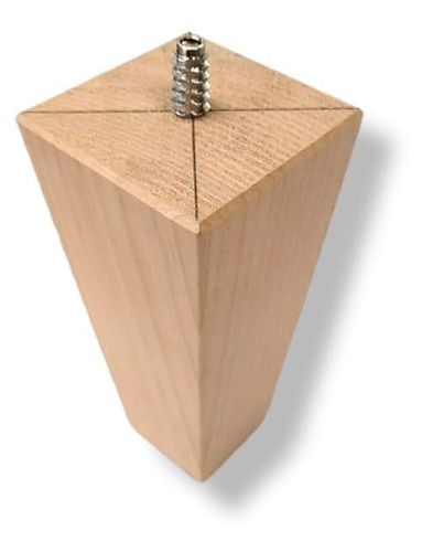 Patas De Madera Para Spring Box Pirámides De 15 Cm. 6 Piezas