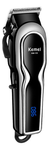 Cortador de cabelo Kemei KM-119  prata 110V/220V