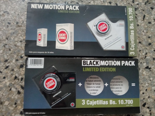 Imagen 7 de 8 de Cigarrera Lucky Strike Motion Pack Nueva