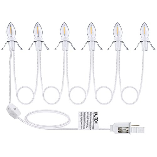 Leelosp Cable De Accesorios De Luz De Pueblo De Navidad Con 