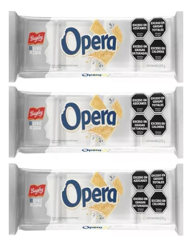 Pack X 3 Obleas Opera X 220grs 