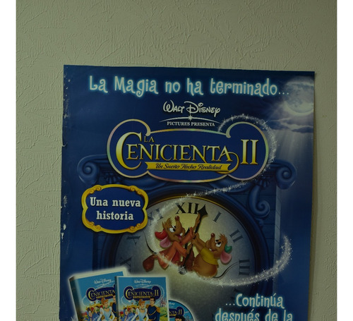 La Cenicienta 2 Póster Original De Videoclub