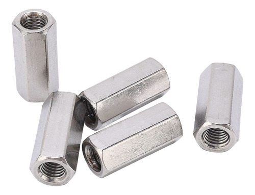 Tuerca De Acoplamiento Hexagonal M12 De Acero Inoxidable, 5