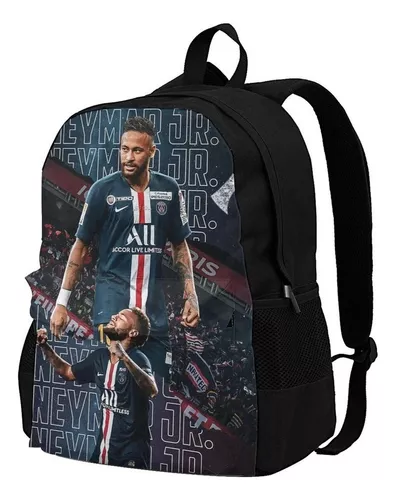 ShangYing's Store Mochila luminosa multifuncional Neymar JR jogador de  futebol Mochila estudante fãs do clube de futebol mochila para livros,  Estilo preto 1, free size, Computador portátil