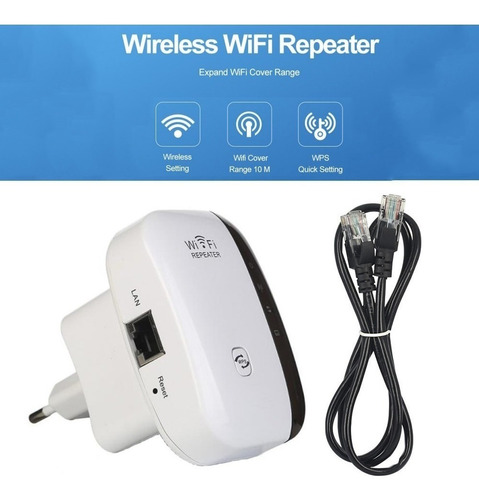 Imagen 1 de 4 de Repetidor Amplificador Wifi Señal 300 Mbps Potenciador Señal