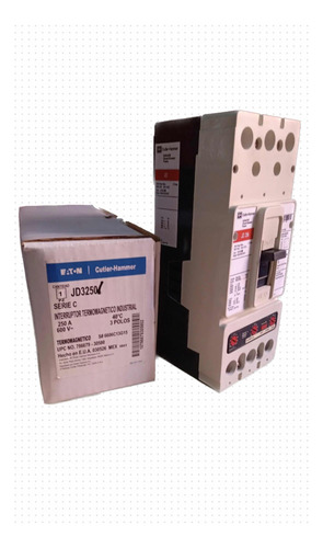 Interruptor Termomagnetico Culter Hammer 250 Amp. Jd3250