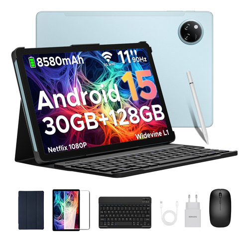 Doogee Tab A9pro+ Android 15 11 Pulgadas Con Ratón Y Teclado